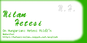 milan hetesi business card